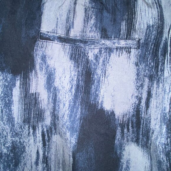 GAP Blue Acid Wash Tie Dye Pants with Elastic / Drawstring Waist, Medium NWOT - Picture 9 of 16